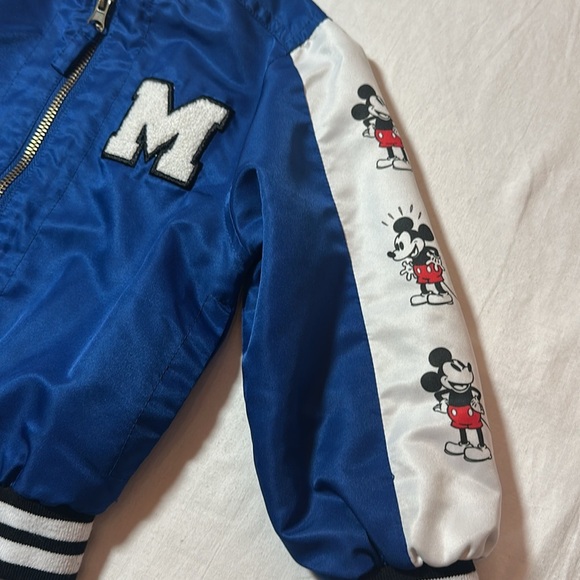Disney - Blue Sports Jacket with Mickey Mouse Design - Picture 2 of 3